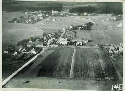 Mukařov-Buda letecky 1937